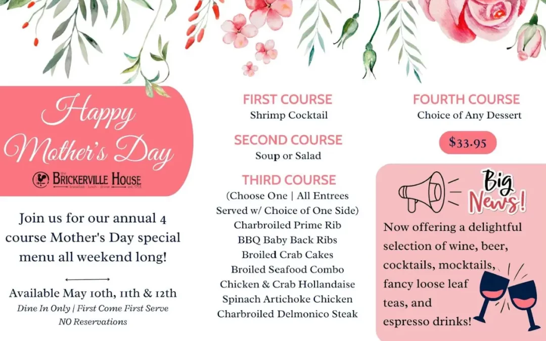 Mother’s Day Restaurant in Lancaster County PA
